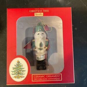 Spode Christmas Tree Ornament Soldier Drummer Boy NIB (110)
